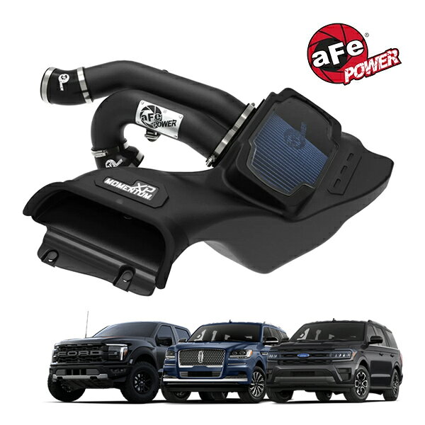 【aFe Power 正規品】22-25y リンカーン ナビゲーター フォード 21-25y F-150 ラプター 21-25y F-150 22-25y エクスペディション V6 3.5L ツインターボ エコブースト Momentum XP コールドエアインテーク エアフィルター Pro5R フィルター(湿式) 50-30072R