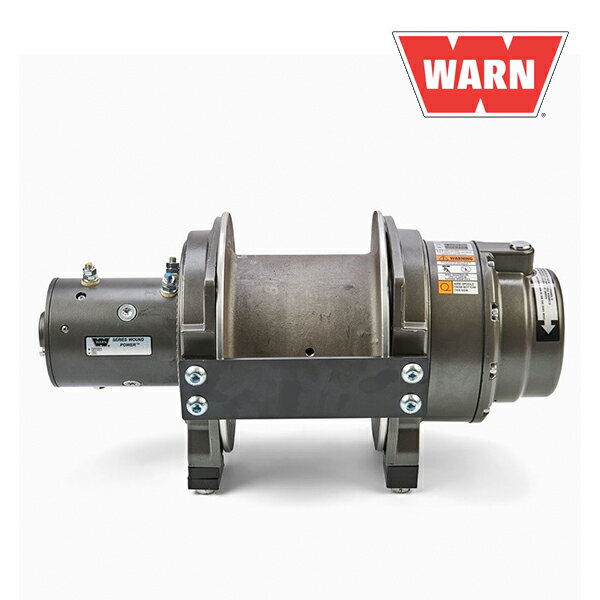 【WARN (ウォーン) USA正規品】DC4000 ウインチ 24V/INDUSTRIAL HOIST ロープ無し 24V 最大牽引力約1814kg 汎用 90124
