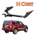 【CURT 正規品】クラス2 ヒッチメンバー 1.25インチ角 122453 ヒッチボール付 07-12y ジープ チェロキー KK型