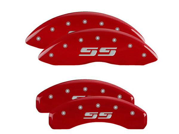【MGP 正規品】 シボレー 99-06y シルバラード1500 | 03-05y アストロ 専用設計 ブレーキ キャリパーカバー レッド SSロゴ 14034SSS3RD