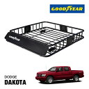 【GOODYEAR 正規品】スチール ルーフラック ROAD PRO ルーフキャリア ルーフバスケット GOODYEARロゴ入 パウダーコート仕上げ マットブラ...