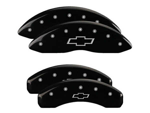 【大感謝祭★エントリーでP10倍！】【MGP 正規品】 シボレー 99-10y シルバラード サバーバン 専用設計 ブレーキ キャリパーカバー ブラック ボウタイロゴ 14048SBOWBK