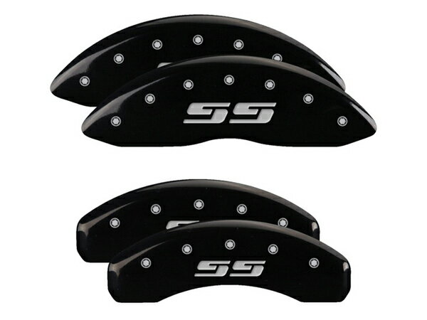 【MGP 正規品】 00-06y シボレー シルバラード1500 専用設計 ブレーキ キャリパーカバー ブラック SSロゴ (シルバラード) 14002SSS3BK