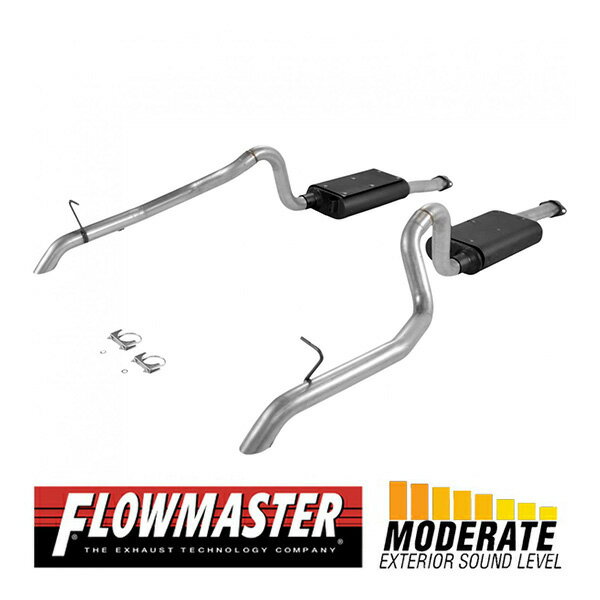 【FLOWMASTER 正規品】フォースIIキャタバックエキゾーストシステム 87-93y マスタング GT 5.0L 17106 フローマスター