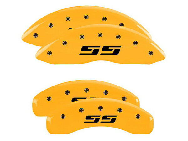 【大感謝祭★エントリーでP10倍！】【MGP 正規品】 00-06y シボレー シルバラード1500 専用設計 ブレーキ キャリパーカバー イエロー SSロゴ (シルバラード) 14002SSS3YL