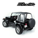 【BESTOP 正規品】BESTOP Safari Style ビキニトップ ブラック 5252915 92-95y YJラングラー
