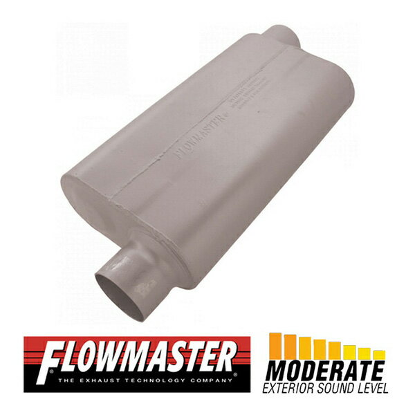 FLOW MASTER / フローマスター 50 デルタ フロー マフラー #943053 Offset in 3.00"/Offset out 3.00" - Moderate Sound シボレー/ダッジ/ポンティアック カマロ/チャレンジャー/ファイヤーバード