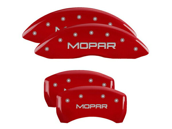 【MGP 正規品】 ダッジ チャージャー マグナム チャレンジャー 専用設計 ブレーキ キャリパーカバー レッド MOPARロゴ 12001SMOPRD