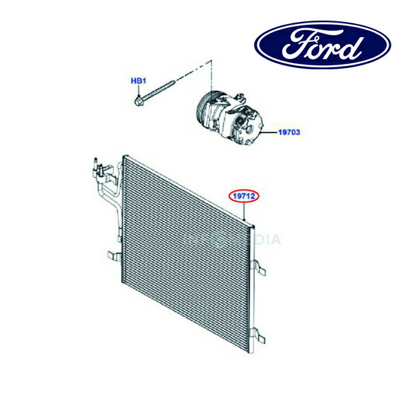 【大感謝祭★エントリーでP10倍！】フォード純正 A/Cコンデンサー クーラーコンデンサ 1522067 10-12y クーガ