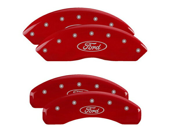 【MGP 正規品】 06-10y フォード エクスプローラー 専用設計 ブレーキ キャリパーカバー レッド フォードオーバルロゴ 10041SEXPRD