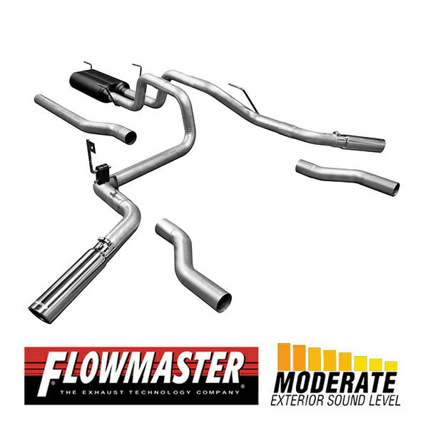 【FLOWMASTER 正規品】アメリカンサンダーキャタバックエキゾーストシステム 03-08y ラム 2500/3500 5.7L 05-08y ラム 1500 5.7L 17438