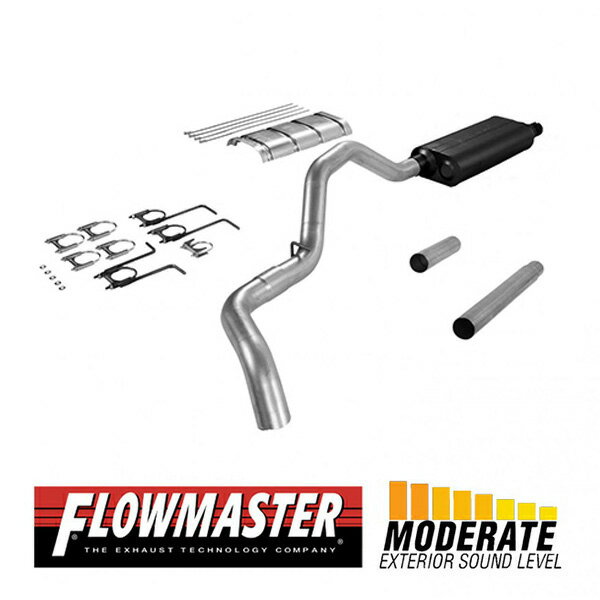 【FLOWMASTER 正規品】フォースIIキャタバックエキゾーストシステム 87-93y F-250/F-350 7.5L 17198 フローマスター