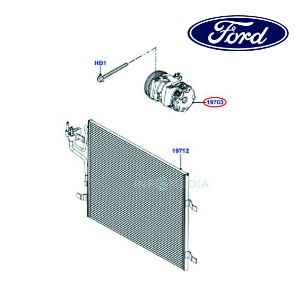 【ブラックフライデー★エントリーでP10倍！】フォード純正 A/Cコンプレッサー 1673990 10-12y クーガ