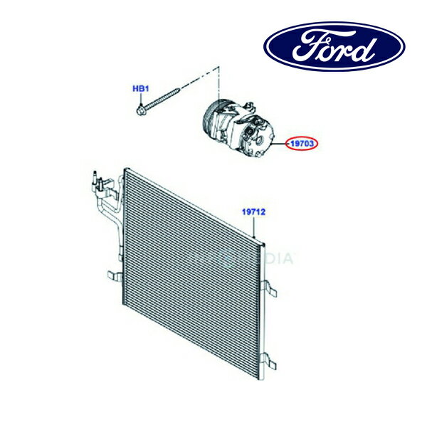 フォード純正 A/Cコンプレッサー 1673990 10-12y クーガ