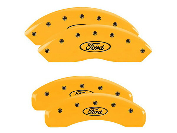 【MGP 正規品】 06-10y フォード エクスプローラー 専用設計 ブレーキ キャリパーカバー イエロー フォードオーバルロゴ 10041SEXPYL