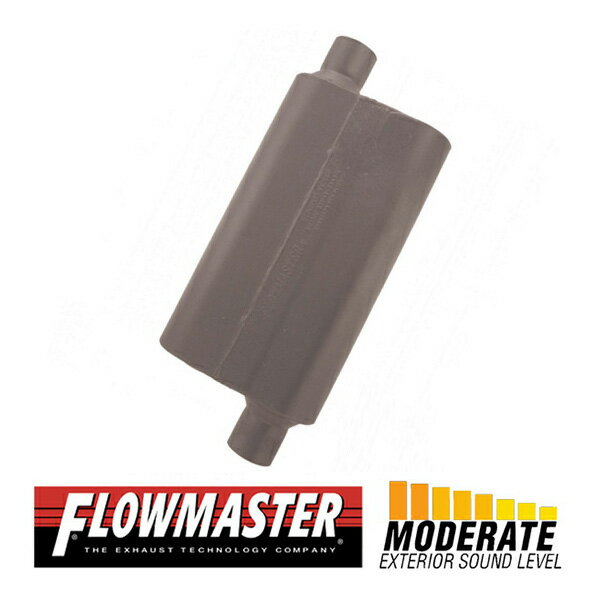 FLOW MASTER / フローマスター 50 デルタフロー マフラー 409S #842453 Offset in 2.25