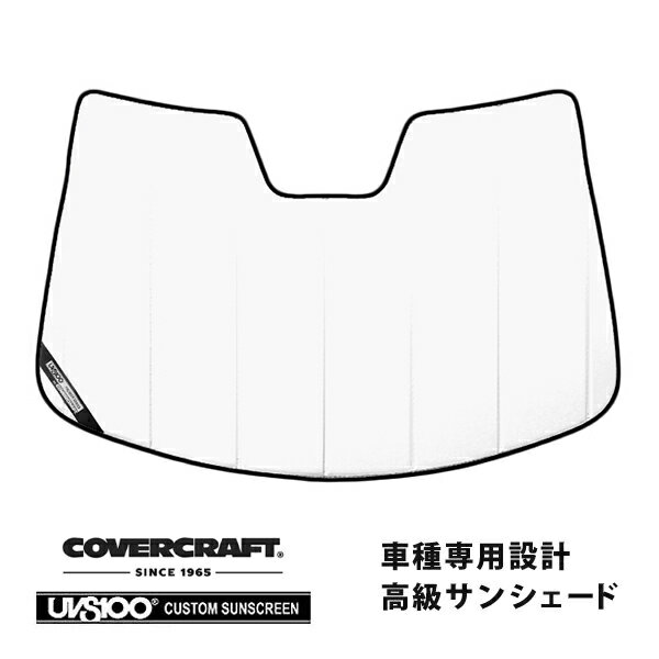 【CoverCraft 正規品】 専用設計 サンシェード ホワイト 吸盤不要 折りたたみ式 マツダ アクセラ セダン/アクセラスポーツ ハッチバック BL系 カバークラフト ［真夏もへたらない3層構造で断熱効果抜群］