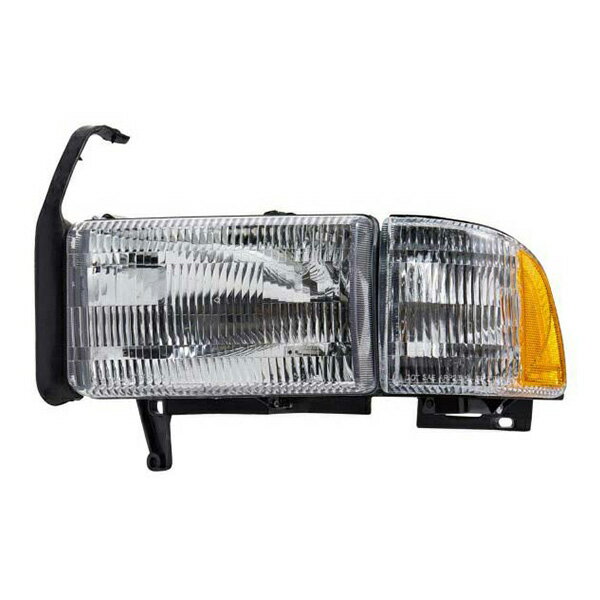 94-02y ダッジ ラムピックアップ ヘッドランプ ヘッドライト 純正タイプ 左側 LH 運転席側 バルブ付 TYC製