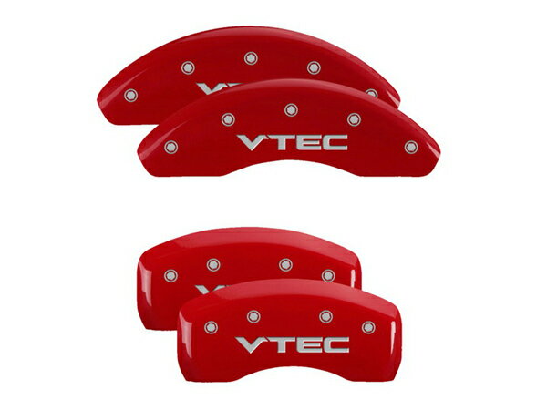 【MGP 正規品】 ホンダ シビック FC FK系 専用設計 ブレーキ キャリパーカバー レッド VTECロゴ アルミ製 20218SVTCRD 1台分