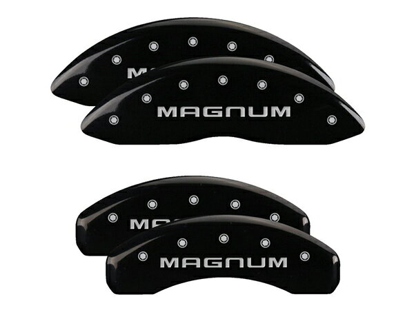 【楽天スーパーセール★エントリーでP10倍！】【MGP 正規品】 06-08y ダッジ マグナム SRT8 専用設計 ブレーキ キャリパーカバー ブラック マグナムロゴ アルミ製 12088SMGMBK