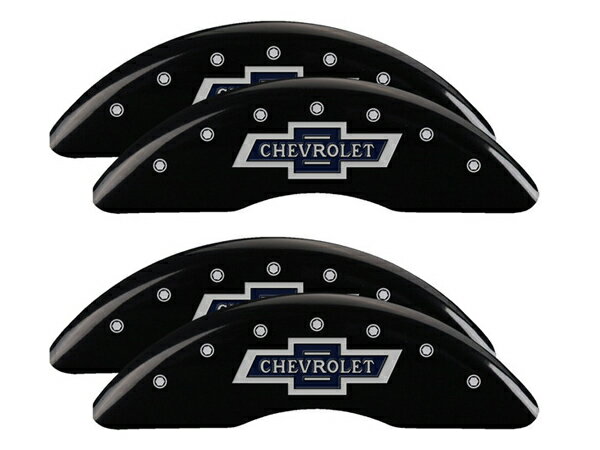 【大感謝祭★エントリーでP10倍！】【MGP 正規品】 11-19y シボレー シルバラード 2500HD 専用設計 ブレーキ キャリパーカバー ブラック 100 Anniv. シボレーロゴ 14048SSS1BK