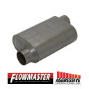 FLOW MASTER / フローマスター スーパー 40 マフラー #853548 Offset in 3.50