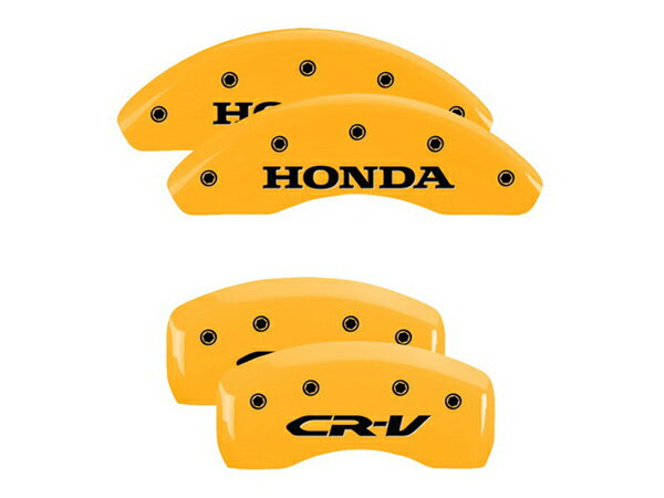 【MGP 正規品】 ホンダ CR-V RW1 RW2 専用設計 ブレーキ キャリパーカバー イエロー HONDA CR-V アルミ製 20221SCRVYL フロント リア 1台分
