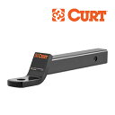 【CURT 正規品】 トレーラーヒッチ用 ヒッチボールマウント 2インチ角 45260 クラス3 0.75インチ ライズ 2インチ ドロップ