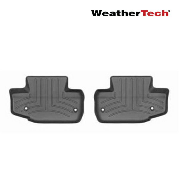 【WeatherTech 正規品】ランドローバー LAnd ROVER 16-19y レンジローバー イヴォーク カブリオレ LV系 専用設計 オールウェザー フロアライナー リア 2列目 後部座席 ブラック フロアマット ラバーマット 444044 ウェザーテック