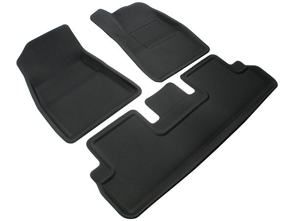 カリフォルニアカスタム テスラ モデル3 右ハンドル車用 オールウェザー ラバーマット フロアマット フロント リア 1台分 4PCセット