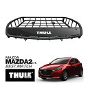 【THULE 正規品】キャニオンXT ルーフラック ルーフバスケット ルーフキャリア 859XT パウダーコート仕上げ マットブラック 内寸サイズ 104cm×...