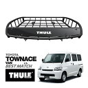 【THULE 正規品】キャニオンXT ルーフラック ルーフバスケット ルーフキャリア 859XT パウダーコート仕上げ マットブラック 内寸サイズ 104cm×...