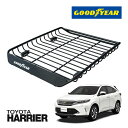 【GOODYEAR 正規品】スチール ルーフラック MEGA PRO ルーフキャリア ルーフバスケット GOODYEARロゴ入 パウダーコート仕上げ マットブラ...