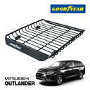【GOODYEAR 正規品】スチール ルーフラック MEGA PRO ルーフキャリア ルーフバスケット GOODYEARロゴ入 パウダーコート仕上げ マットブラ...