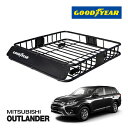 【GOODYEAR 正規品】スチール ルーフラック ROAD PRO ルーフキャリア ルーフバスケット GOODYEARロゴ入 パウダーコート仕上げ マットブラ...