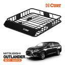 【CURT 正規品】ルーフラック ルーフバスケット ルーフキャリア 18115 パウダーコート仕上げ マットブラック 内寸サイズ 105cm×94cm×14cm...