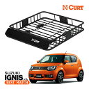 【CURT 正規品】ルーフラック ルーフバスケット ルーフキャリア 18115 パウダーコート仕上げ マットブラック 内寸サイズ 105cm×94cm×14cm...