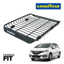 【GOODYEAR 正規品】スチール ルーフラック MEGA PRO ルーフキャリア ルーフバスケット GOODYEARロゴ入 パウダーコート仕上げ マットブラ...