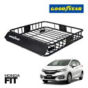【GOODYEAR 正規品】スチール ルーフラック ROAD PRO ルーフキャリア ルーフバスケット GOODYEARロゴ入 パウダーコート仕上げ マットブラ...