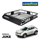 【GOODYEAR 正規品】スチール ルーフラック ROAD PRO ルーフキャリア ルーフバスケット GOODYEARロゴ入 パウダーコート仕上げ マットブラ...