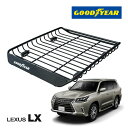 【GOODYEAR 正規品】スチール ルーフラック MEGA PRO ルーフキャリア ルーフバスケット GOODYEARロゴ入 パウダーコート仕上げ マットブラ...