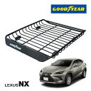 【GOODYEAR 正規品】スチール ルーフラック MEGA PRO ルーフキャリア ルーフバスケット GOODYEARロゴ入 パウダーコート仕上げ マットブラ...