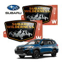 【1/15限定★エントリー必須！2人に1人ポイントバック！】USスバル純正 SUBARU Wilderness ウィルダネス サイドエンブレム ドアエンブレム フォレスター SK系 93063SJ020 左右 2個セット