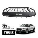 【THULE 正規品】キャニオンXT ルーフラック ルーフバスケット ルーフキャリア 859XT パウダーコート仕上げ マットブラック 内寸サイズ 104cm×...