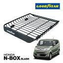 【GOODYEAR 正規品】スチール ルーフラック MEGA PRO ルーフキャリア ルーフバスケット GOODYEARロゴ入 パウダーコート仕上げ マットブラ...