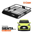 【CURT 正規品】ルーフラック ルーフバスケット ルーフキャリア 18115 パウダーコート仕上げ マットブラック 内寸サイズ 105cm×94cm×14cm...