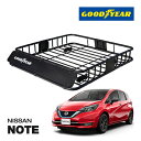 【GOODYEAR 正規品】スチール ルーフラック ROAD PRO ルーフキャリア ルーフバスケット GOODYEARロゴ入 パウダーコート仕上げ マットブラ...