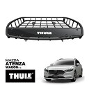 【THULE 正規品】キャニオンXT ルーフラック ルーフバスケット ルーフキャリア 859XT パウダーコート仕上げ マットブラック 内寸サイズ 104cm×...