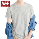 ラストセール本物アバクロAbercrombie & Fitchアバクロンビーアンドフィッチ正規品　メンズ半袖 Tシャツ　Mens Print Crew Teeボタニカル柄(GREY PATTERN) 124-236-1781-118[0817]