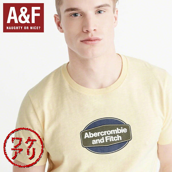 アバクロンビー&フィッチ Tシャツ メンズ 【ワケアリ】【アバクロ】 Tシャツ 正規 メンズ　Abercrombie & Fitch アバクロンビー アンド フィッチ ロゴプリント半袖TEEシャツ[0918]